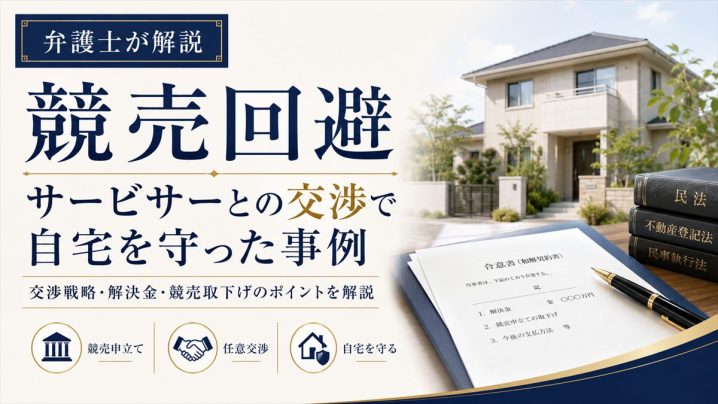 競売回避の解決事例：サービサーとの交渉で自宅を守った事例