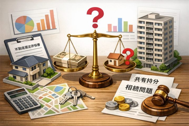 共有物分割で不動産鑑定士に評価を依頼するメリットと費用の考え方