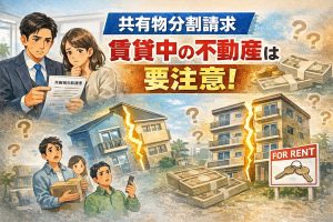 賃貸中・テナントありの共有不動産を分割するには？オーナーが知るべき注意点
