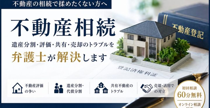 不動産相続の相談案内。遺産分割・評価・共有・売却のトラブルを弁護士が解決（弁護士法人ＩＧＴ法律事務所、初回相談60分無料）
